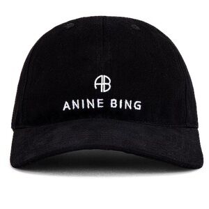 Anine Bing Jeremy baseball hat black EUC